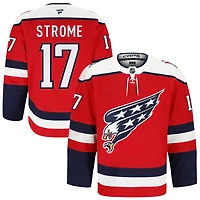 Dylan Strome Men's Fanatics Red Washington Capitals Alternate Authentic Pro Custom Jersey