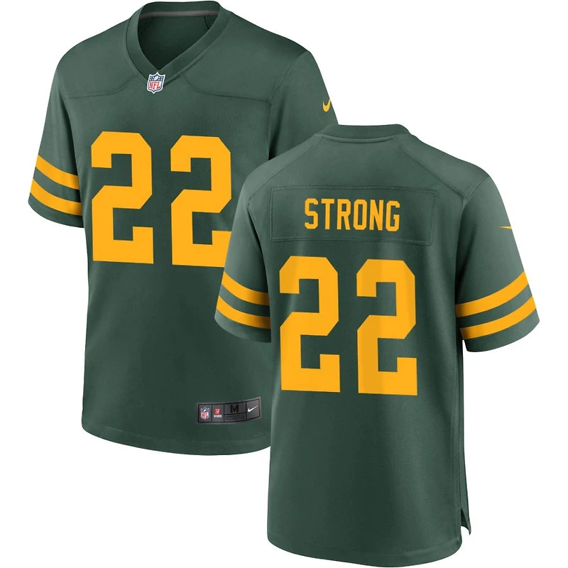 Pierre Strong Men's Nike Green Green Bay Packers Alternate Custom Jersey