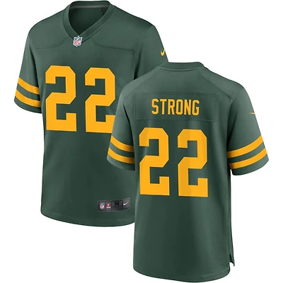 Pierre Strong Men's Nike Green Green Bay Packers Alternate Custom Jersey
