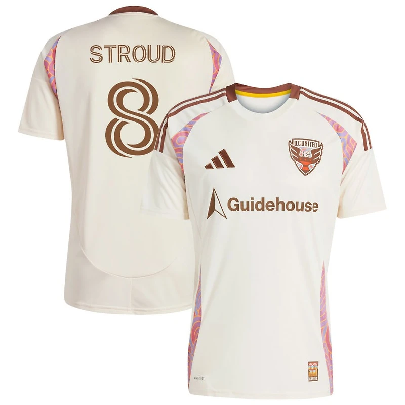 Jared Stroud Men's adidas Natural D.C. United 2025 The Soul Kit Replica Custom Jersey