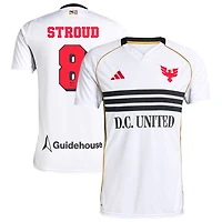 Jared Stroud Men's adidas White D.C. United 2025 Third Replica Custom Jersey