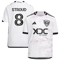 Jared Stroud Youth adidas White D.C. United 2023 The Cherry Blossom Kit Replica Custom Jersey