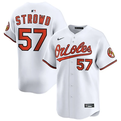 Kade Strowd Youth Nike  White Baltimore Orioles Home Custom Limited Jersey