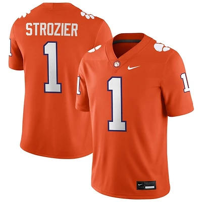 Branden Strozier Men's Nike Orange Clemson Tigers NIL Pick-A-Player Game Jersey