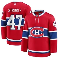Jayden Struble Men's Fanatics Red Montreal Canadiens Home Premium Custom Jersey