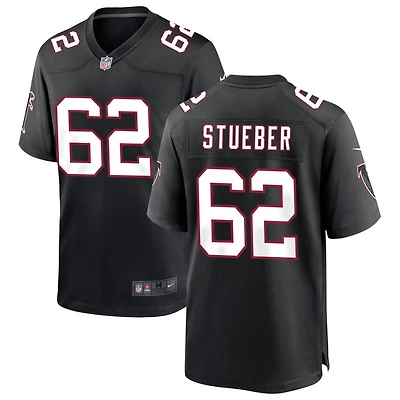 Andrew Stueber Men's Nike Black Atlanta Falcons Throwback Custom Game Jersey
