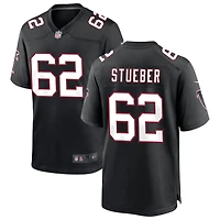 Andrew Stueber Men's Nike Black Atlanta Falcons Throwback Custom Game Jersey