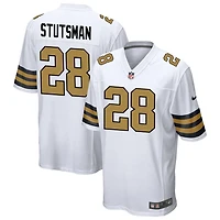 Danny Stutsman Men's Nike  White New Orleans Saints Alternate Custom Game Jersey
