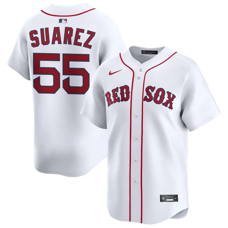 Ranger Suarez Men's Nike White Boston Red Sox Home Limited Custom Jersey
