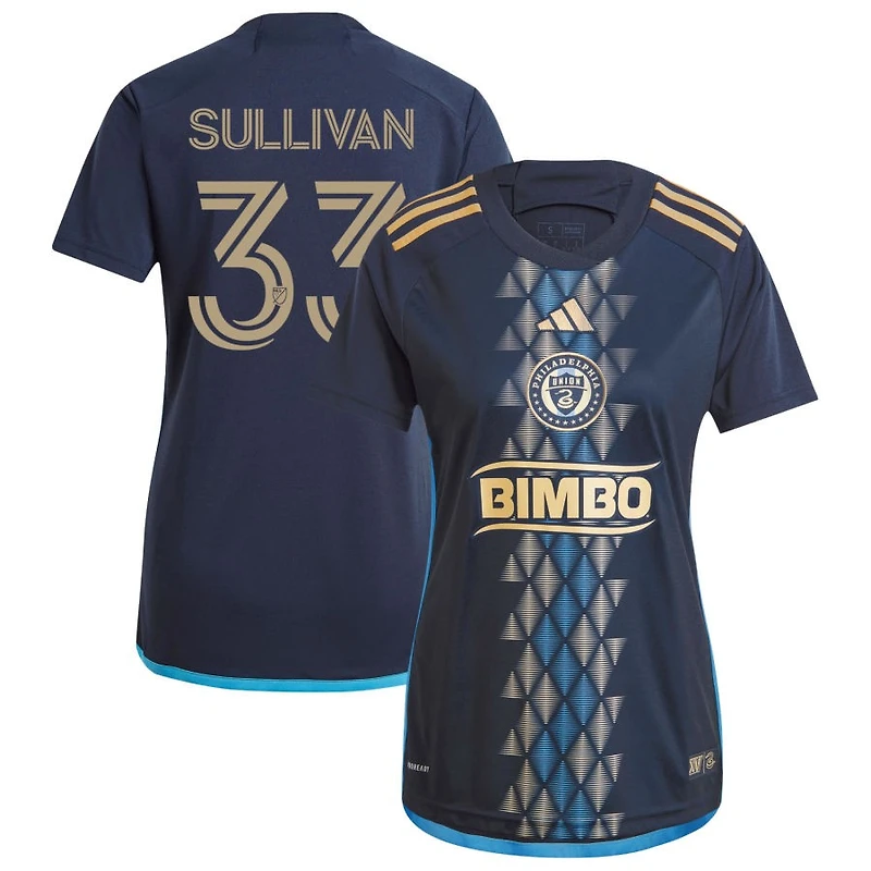 Quinn Sullivan Women's adidas Navy Philadelphia Union 2024 The XV Kit Replica Custom Jersey