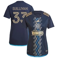 Quinn Sullivan Women's adidas  Navy Philadelphia Union 2024 The XV Kit Replica Custom Jersey