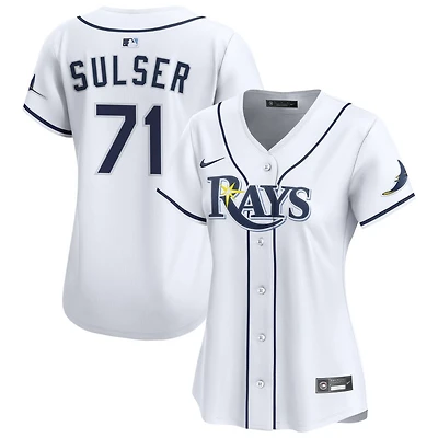 Cole Sulser Women's Nike  White Tampa Bay Rays Home Limited Custom Jersey