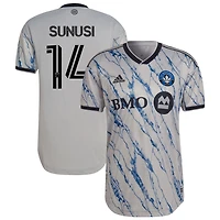 Sunusi Ibrahim Sunusi Men's adidas Gray CF Montreal 2023 Secondary Authentic Custom Jersey