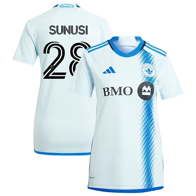 Sunusi Ibrahim Sunusi Women's adidas Light Blue CF Montreal 2024 La Main Replica Custom Jersey