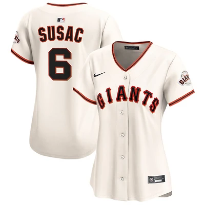 Daniel Susac Women's Nike Cream San Francisco Giants Home Limited Custom Jersey