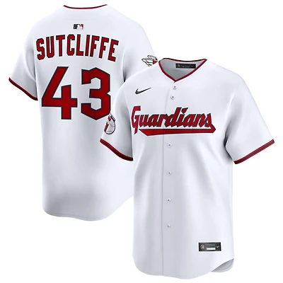 Rick Sutcliffe Men's Nike White Cleveland Guardians Home Limited Pick-A-Player Retired Roster Jersey