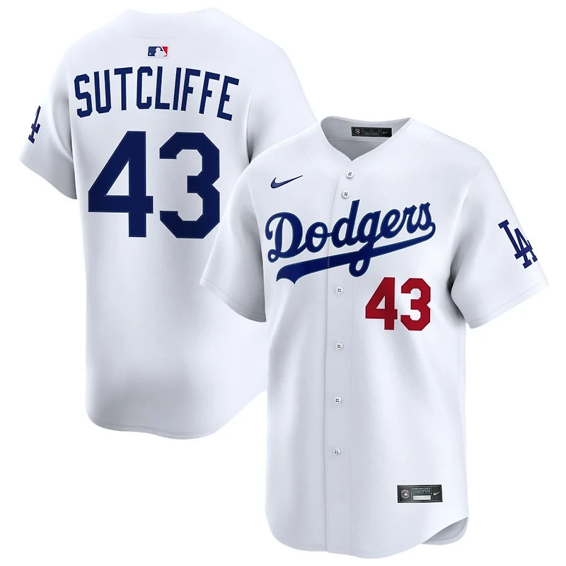 Rick Sutcliffe Men's Nike White Los Angeles Dodgers Home Limited Pick-A-Player Retired Roster Jersey
