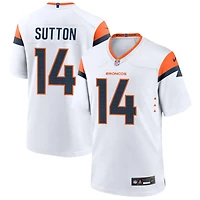 Courtland Sutton Men's Nike  White Denver Broncos Mile High Collection Custom Game Jersey