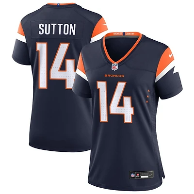 Courtland Sutton Women's Nike  Navy Denver Broncos Alternate Mile High Collection Custom Game Jersey