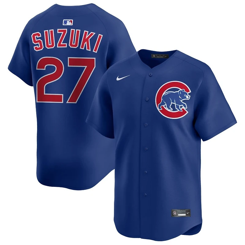 Seiya Suzuki Men's Nike Royal Chicago Cubs Alternate Limited Custom Jersey