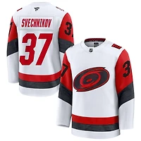 Andrei Svechnikov Men's Fanatics White Carolina Hurricanes Away Premium Custom Jersey
