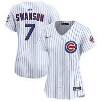 Dansby Swanson Women's Nike  White Chicago Cubs Home Limited Custom Jersey