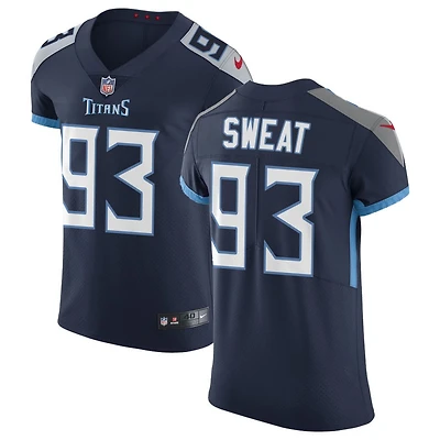T'Vondre Sweat Men's Nike Navy Tennessee Titans Vapor Untouchable Custom Elite Jersey