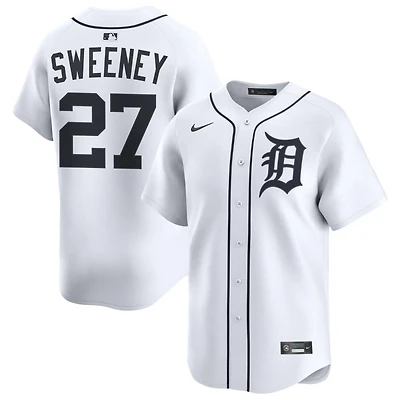 Trey Sweeney Men's Nike White Detroit Tigers Home Limited Custom Jersey