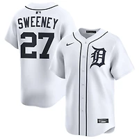 Trey Sweeney Men's Nike White Detroit Tigers Home Limited Custom Jersey