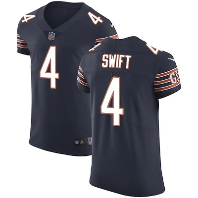 D'Andre Swift Men's Nike Navy Chicago Bears Vapor Untouchable Custom Elite Jersey