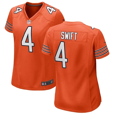 D'Andre Swift Women's Nike Orange Chicago Bears Alternate Custom Game Jersey
