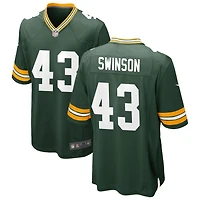Messiah Swinson Men's Nike Green Green Bay Packers Custom Game Jersey
