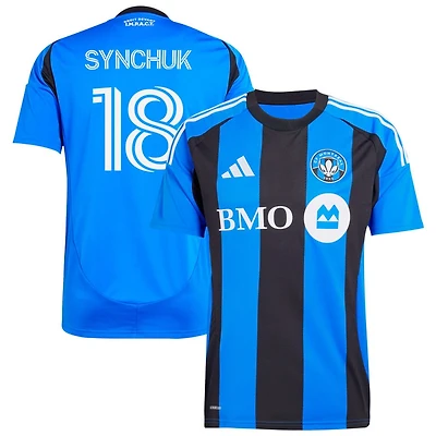 Hennadiy Synchuk Men's adidas Blue CF Montreal 2025 Montréal Original Replica Custom Jersey