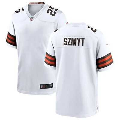 Andre Szmyt Men's Nike White Cleveland Browns Custom Game Jersey