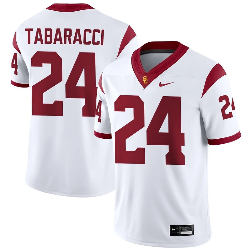 Carson Tabaracci Men's Nike Cardinal USC Trojans NIL Pick-A-Player Game Jersey