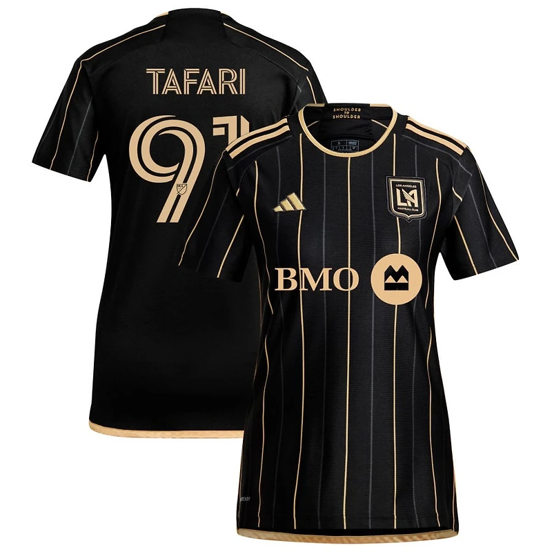 Nkosi Tafari Women's adidas Black LAFC 2024 Primary Replica Custom Jersey