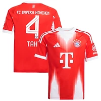 Jonathan Tah Youth adidas Red Bayern Munich 2025/26 Home Replica Custom Jersey