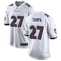 T.J. Tampa Men's Nike White Baltimore Ravens Custom Game Jersey