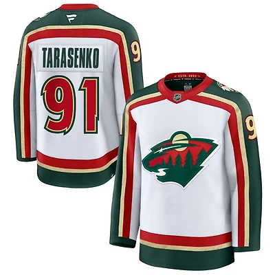 Vladimir Tarasenko Men's Fanatics  White Minnesota Wild 25th Anniversary Premium Custom Jersey