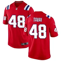 Jahlani Tavai Men's Nike Red New England Patriots Alternate Custom Jersey