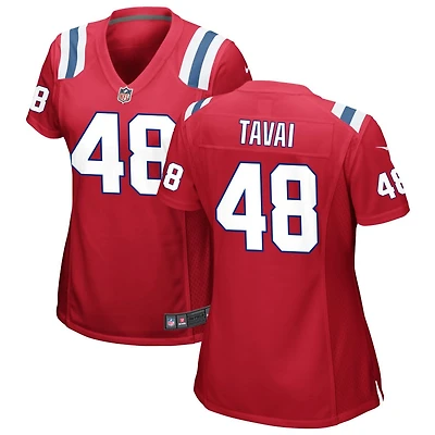 Jahlani Tavai Women's Nike Red New England Patriots Alternate Custom Jersey