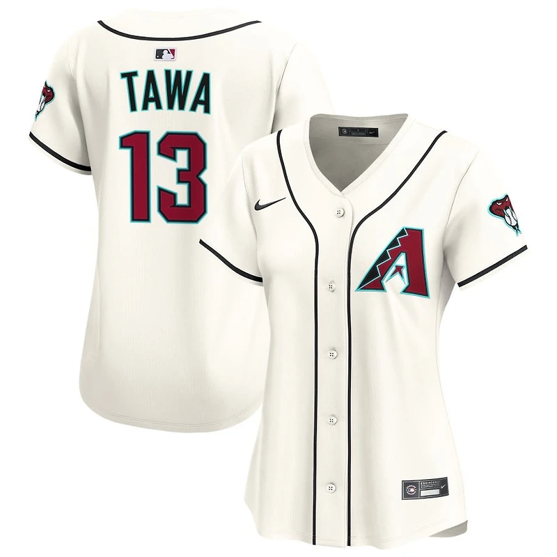 Tim Tawa Women's Nike Cream Arizona Diamondbacks Home Limited Custom Jersey