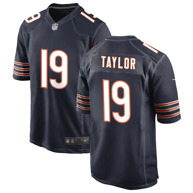 Tory Taylor Men's Nike Navy Chicago Bears Custom Game Jersey