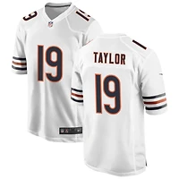 Tory Taylor Men's Nike White Chicago Bears Custom Game Jersey