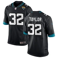 Keith Taylor Men's Nike Black Jacksonville Jaguars Custom Game Jersey