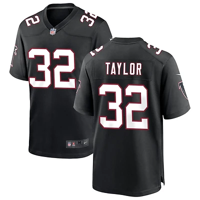 Keith Taylor Men's Nike Black Atlanta Falcons Throwback Custom Game Jersey