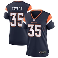Reese Taylor Women's Nike  Navy Denver Broncos Alternate Mile High Collection Custom Game Jersey