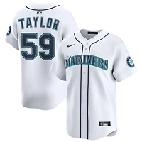 Troy Taylor Men's Nike White Seattle Mariners Home Limited Custom Jersey