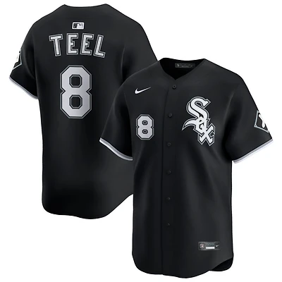 Kyle Teel Men's Nike Black Chicago White Sox Alternate Limited Custom Jersey