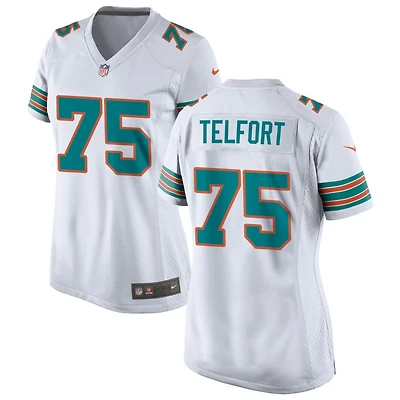 Kadeem Telfort Women's Nike  White Miami Dolphins Alternate Custom Game Jersey